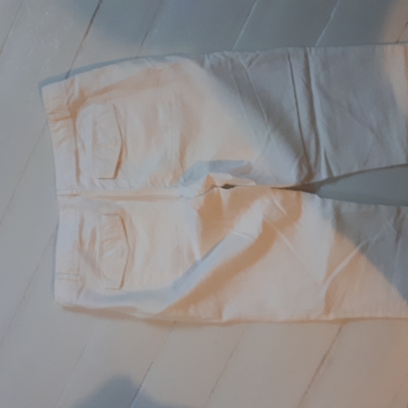 LOFT linen and cotton white pants. Size 8 - Picture 6 of 6